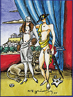 Thetis and Peleus third panel